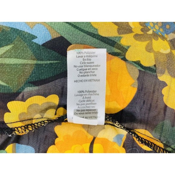 Lularoe Shirley Top Small Kimono Duster Midi Cover Up Sheer Floral Boho Hippy - Picture 12 of 12